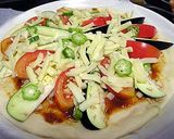 夏野菜のピザ作り方7写真