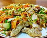 リブロースのあんかけ炒め。作り方10写真