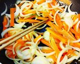 リブロースのあんかけ炒め。作り方5写真