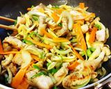 リブロースのあんかけ炒め。作り方9写真