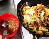 筍とイカのあんかけ焼きそば作り方5写真