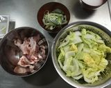 ご飯に合う　白菜と豚バラのすっぱ煮作り方1写真