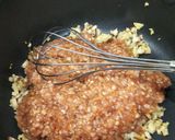 鶏そぼろ丼(干し椎茸を入れ)作り方4写真