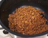 鶏そぼろ丼(干し椎茸を入れ)作り方7写真
