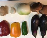 夏野菜達x豚コマオイソ炒め♪(´ε｀ )作り方1写真