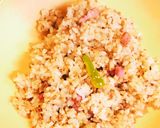 簡単・そぼろで作るあんかけオムライス作り方8写真