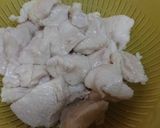 ヘルシー＆節約！【ゆで鶏のラー油葱だれ】作り方8写真