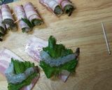 簡単！おいしい！えびのベーコン巻き☆作り方2写真