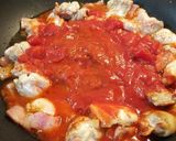 鶏肉とトマトのパスタ作り方6写真