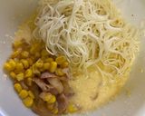 そうめんで冷製カルボナーラ作り方5写真