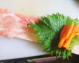 紫蘇と人参の豚肉巻き焼き♡作り方1写真