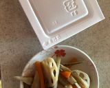納豆とレンコンきんぴらのご飯作り方1写真