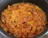 炊飯器の中で完成！？の炊き込みオムライス作り方5写真