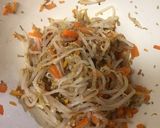 簡単!節約野菜モリモリビビンバ丼作り方2写真