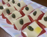 俺流！簡単な一品…和風カプレーゼ作り方5写真