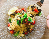 和えるだけ♪ほたての冷製パスタ作り方4写真