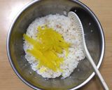 超簡単☆お弁当の友白ごまたくわんおにぎり作り方3写真