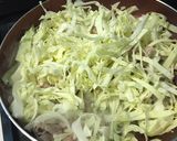 【キャベツ消費】簡単ドームとん平焼き作り方3写真
