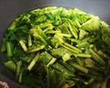 貴女風味でカブの葉でナムル♥ゆりさん風作り方1写真