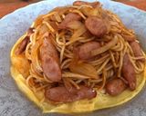 レンジで2分卵♡優しいママのナポリタン作り方8写真
