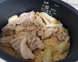 豚のガーリックご飯作り方3写真
