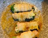 水菜とチーズの肉巻き作り方4写真