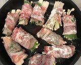 味ぽんで少しあっさり肉巻き作り方5写真