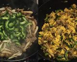 挽き肉とゴーヤと卵のオイスターソース炒め作り方4写真