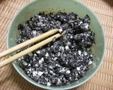 黒すり胡麻の白玉☆きなこ黒蜜がけ作り方2写真
