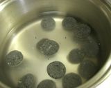 黒すり胡麻の白玉☆きなこ黒蜜がけ作り方4写真