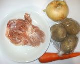 カレースープ♪簡単カレー粉新玉ねぎ作り方1写真