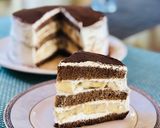 アメリカで★チョコバナナショートケーキ作り方19写真
