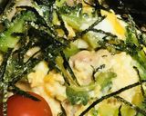 丼弁当●焼おにぎり飯のゴーヤチャンプル丼作り方4写真