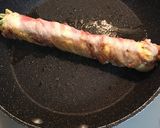 油揚げとバラ肉の野菜巻き、きんぴらごぼう作り方8写真