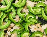 丼弁当●シソごはんのゴーヤチャンプルー丼作り方2写真