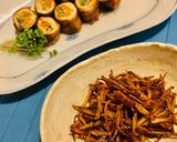 油揚げとバラ肉の野菜巻き、きんぴらごぼう作り方11写真