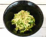千切りきゅうりのねり梅和え作り方4写真