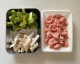 豚肉とブロッコリーの中華風炒め作り方1写真