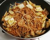 おうちで『屋台風焼きそば』パラパラのコツ作り方7写真