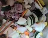 とろーりズッキーニの豚汁作り方4写真