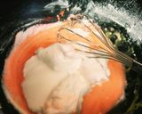 ☆★ビーツのピンクスフレパンケーキ★☆作り方5写真