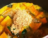 鶏そぼろリメイク かぼちゃのそぼろ煮作り方3写真