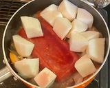 長芋と牛肉のカレー煮込作り方5写真