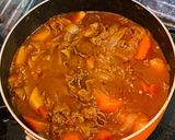 長芋と牛肉のカレー煮込作り方7写真