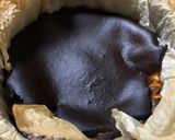 ガスオーブンで焼くバスク風チーズケーキ作り方8写真