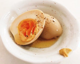 【ほったらかし】材料2つでおつまみ煮玉子作り方4写真