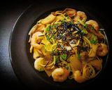 エビときのこの和風パスタ作り方7写真