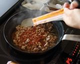 簡単!豆乳と麻婆豆腐の素で作る坦々うどん作り方5写真