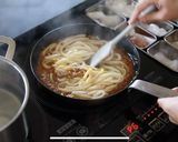 簡単!豆乳と麻婆豆腐の素で作る坦々うどん作り方8写真