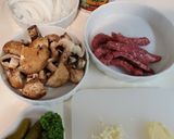 秘密の隠し味✴思い出のビーフストロガノフ作り方1写真